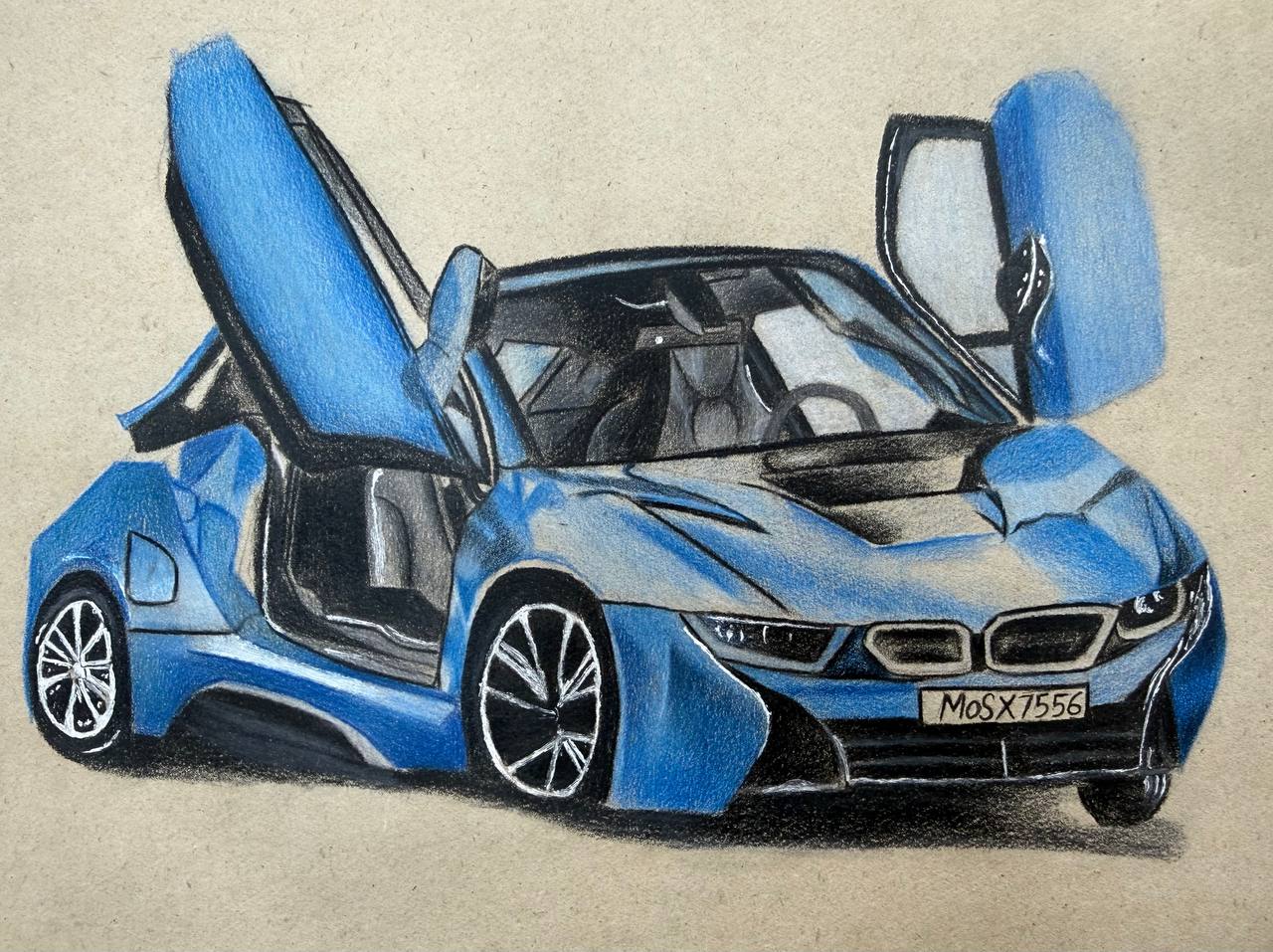 آموزش نقاشی سیاه قلم سلما سبحانی